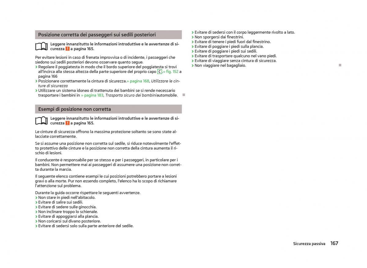 Skoda Octavia III 3 manuale del proprietario / page 169