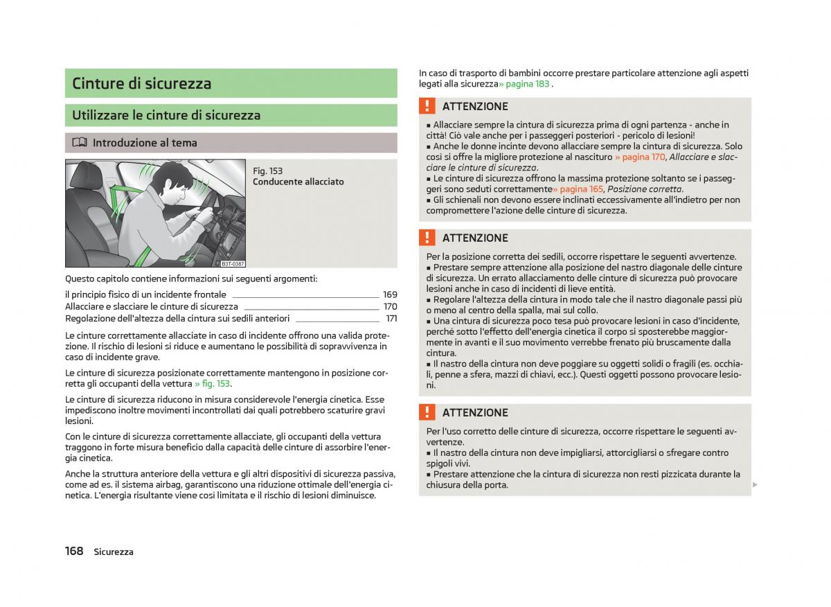 Skoda Octavia III 3 manuale del proprietario / page 170