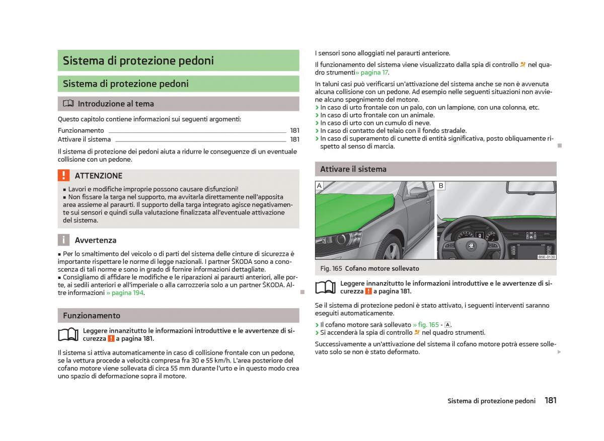 Skoda Octavia III 3 manuale del proprietario / page 183