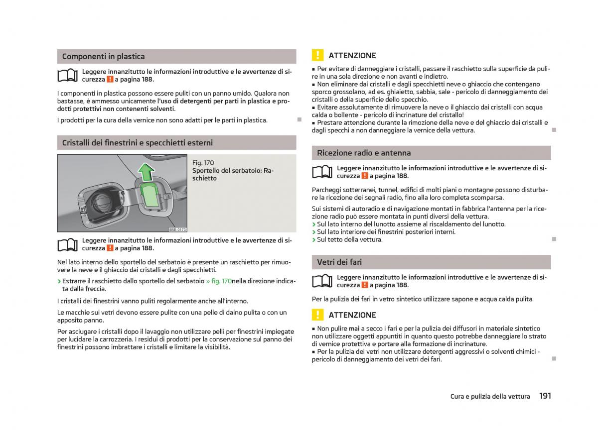 Skoda Octavia III 3 manuale del proprietario / page 193