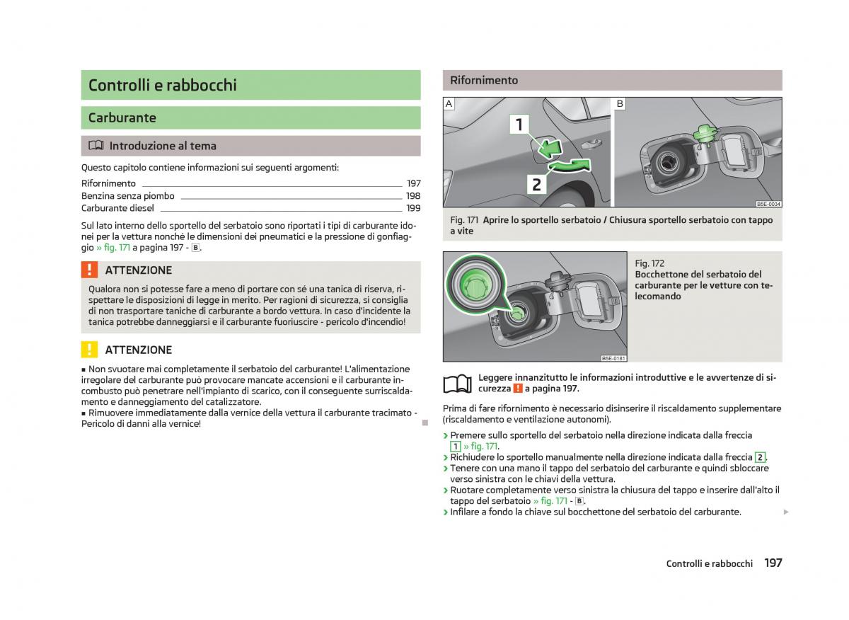 Skoda Octavia III 3 manuale del proprietario / page 199