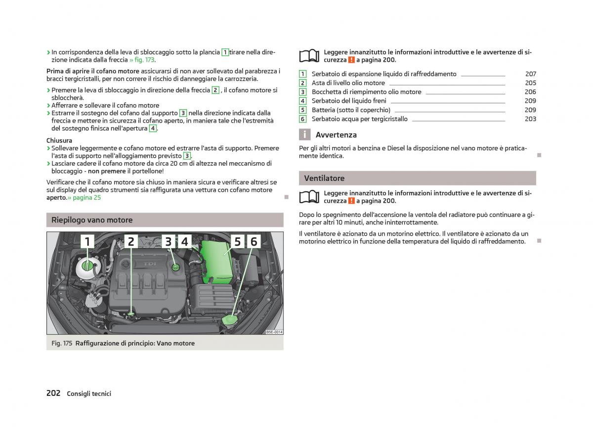 Skoda Octavia III 3 manuale del proprietario / page 204