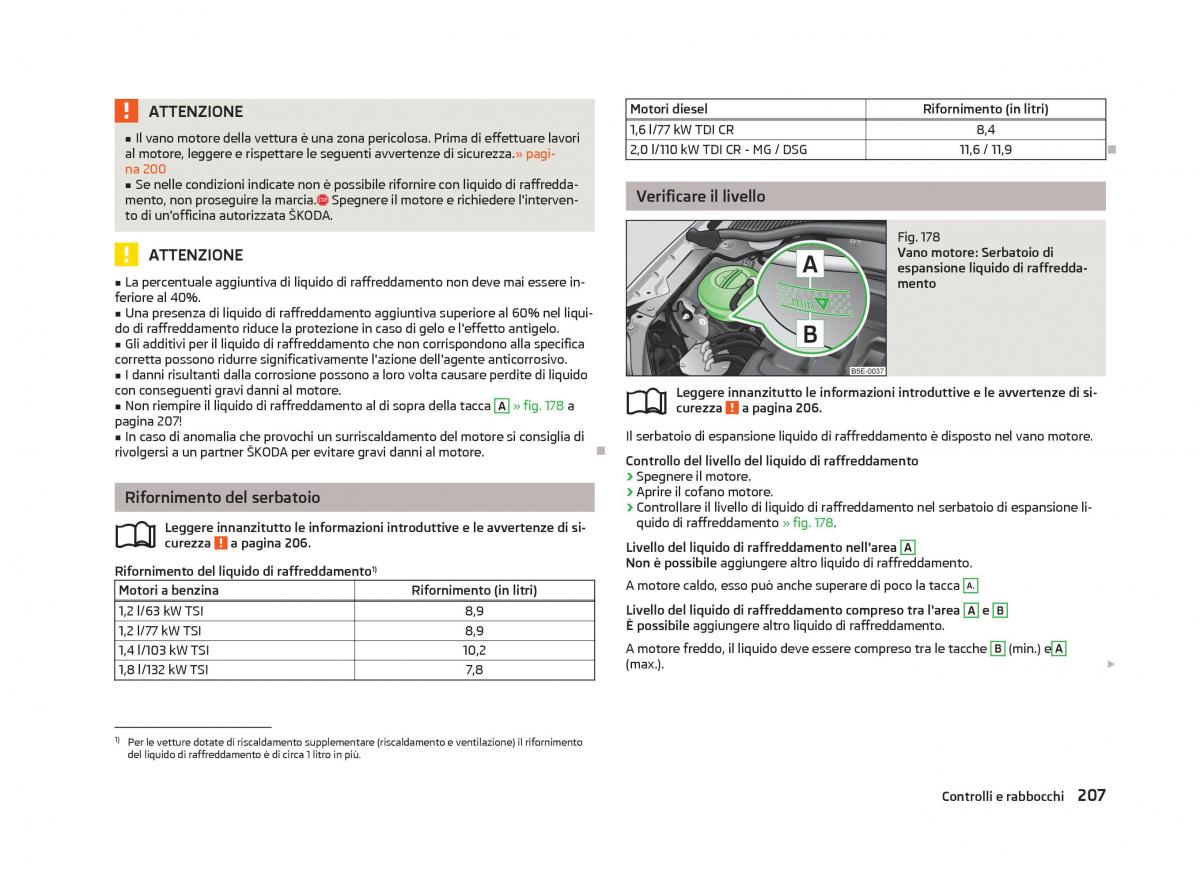 Skoda Octavia III 3 manuale del proprietario / page 209