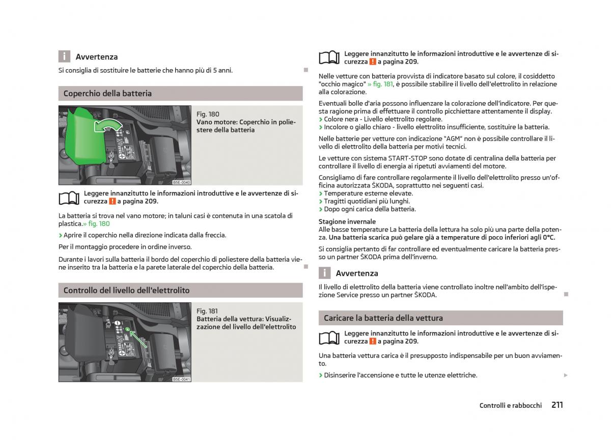 Skoda Octavia III 3 manuale del proprietario / page 213