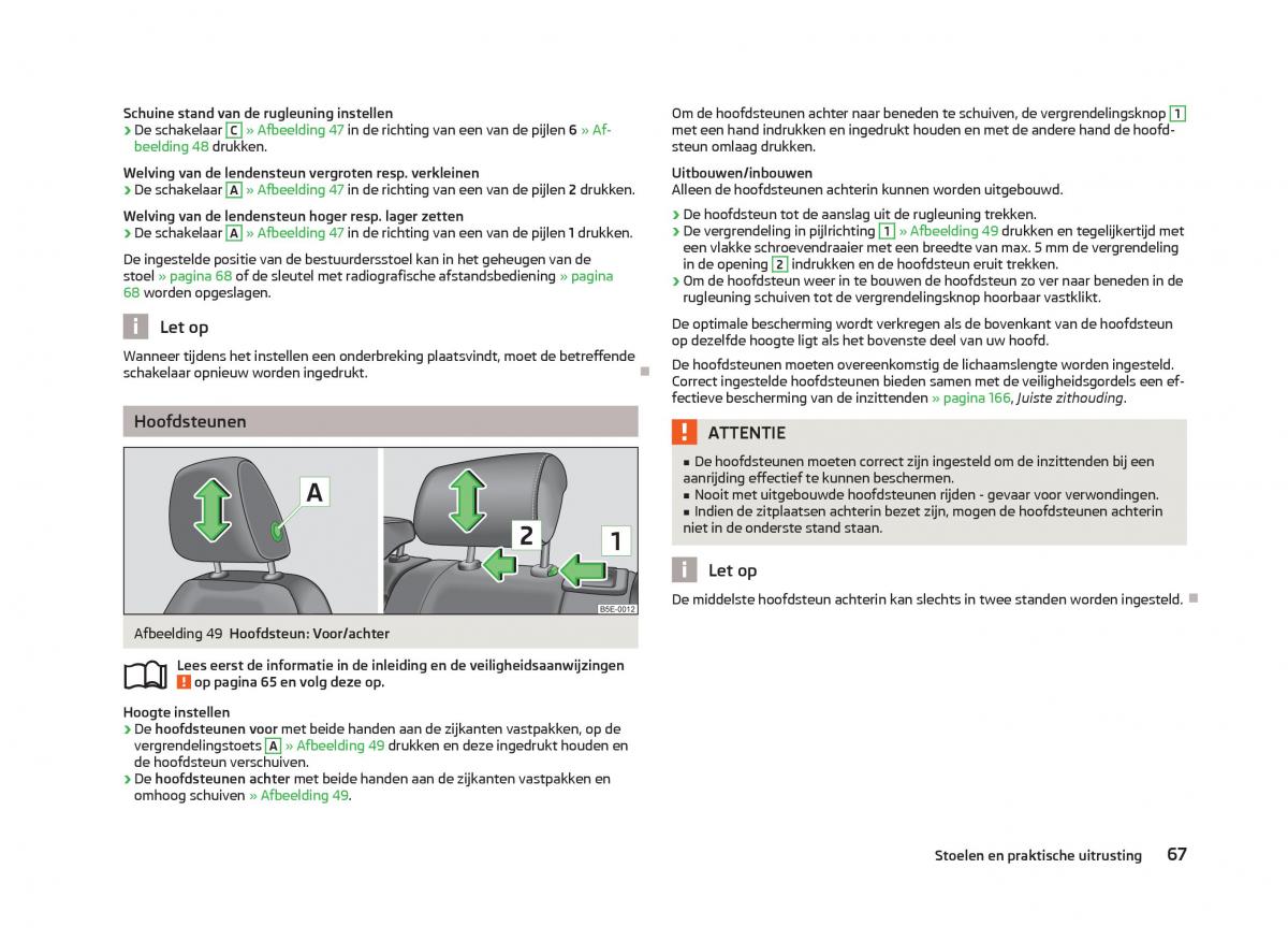 Skoda Octavia III 3 handleiding / page 69