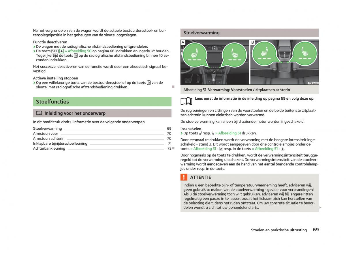 Skoda Octavia III 3 handleiding / page 71