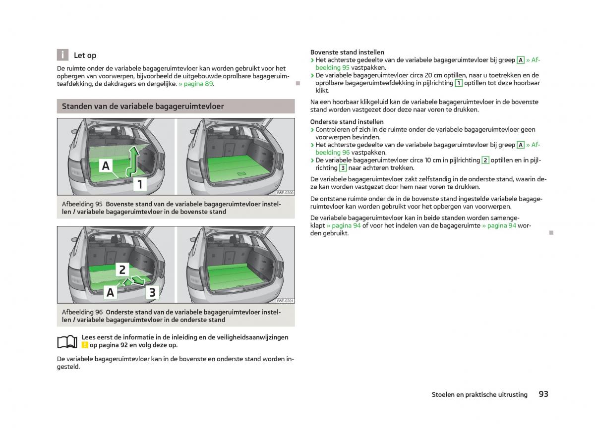 Skoda Octavia III 3 handleiding / page 95