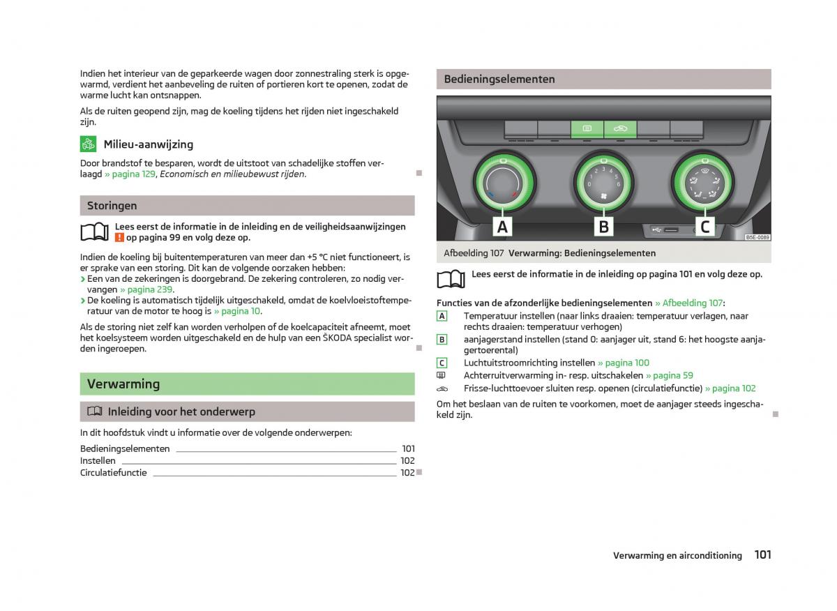 Skoda Octavia III 3 handleiding / page 103