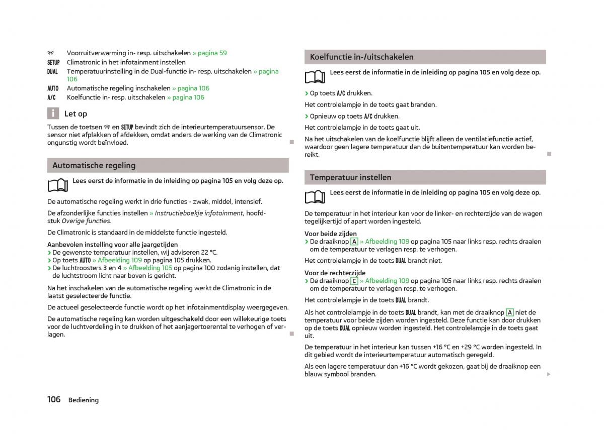 Skoda Octavia III 3 handleiding / page 108