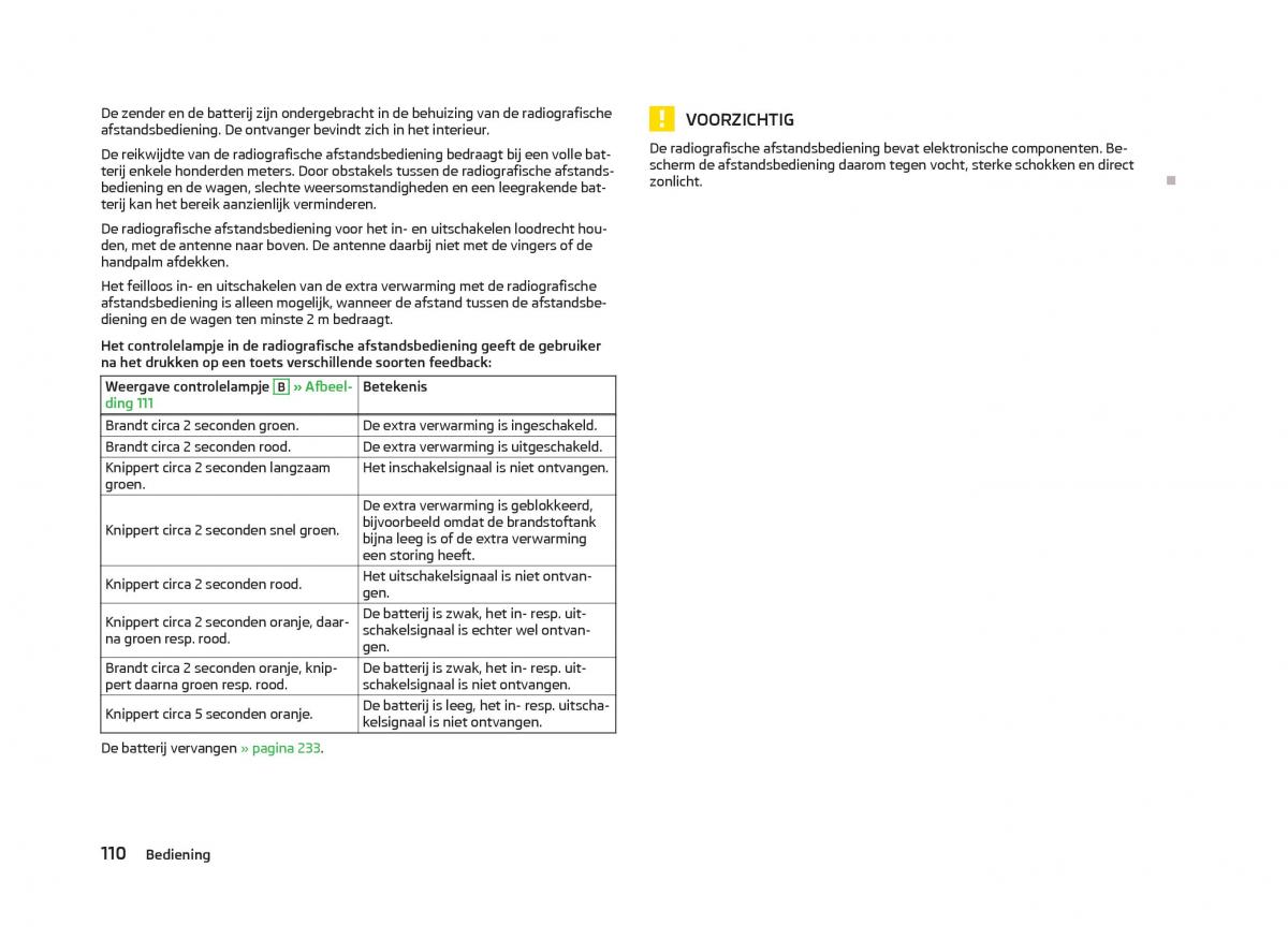 Skoda Octavia III 3 handleiding / page 112