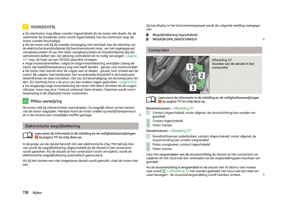 Skoda Octavia III 3 handleiding / page 120