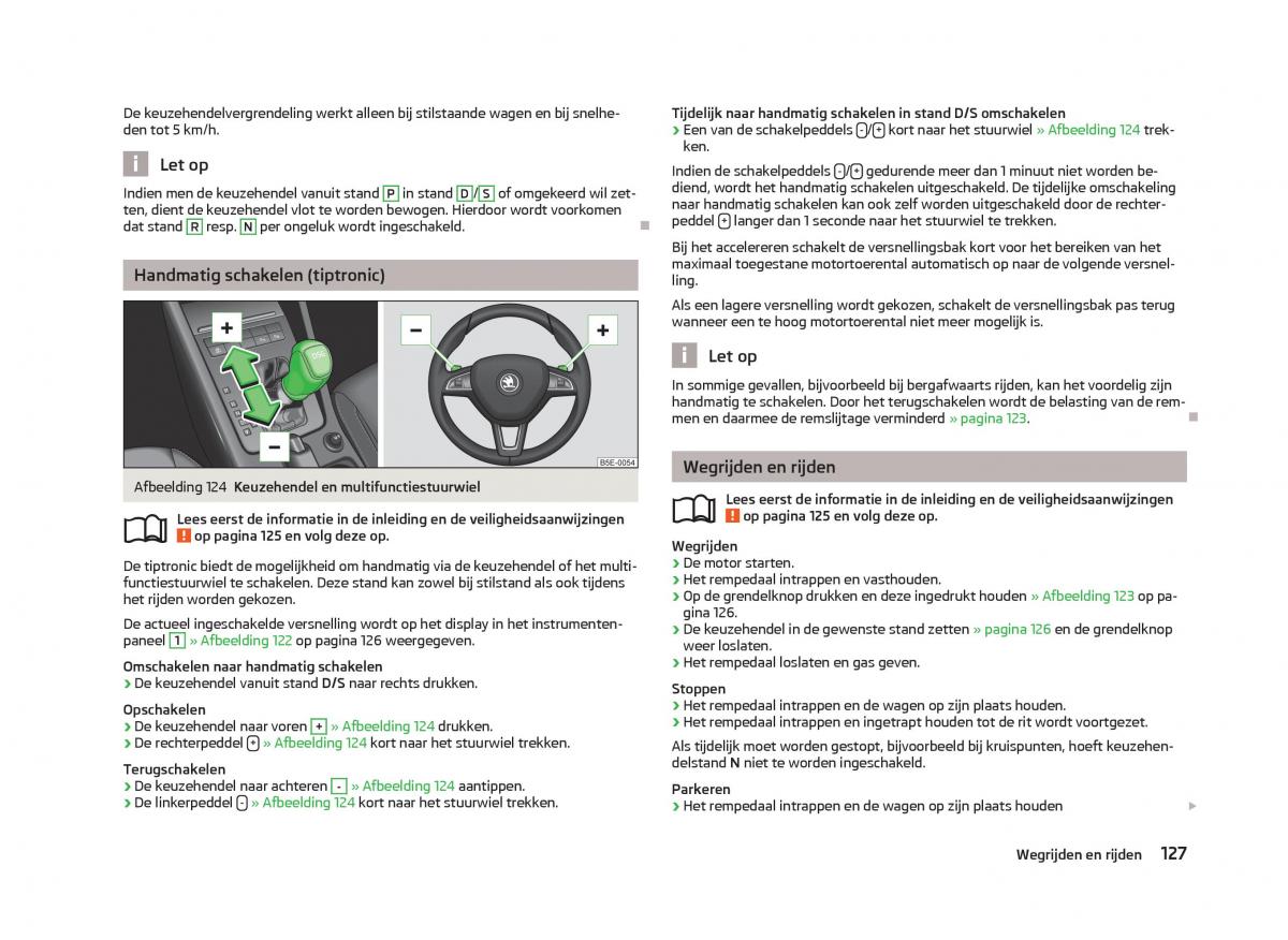 Skoda Octavia III 3 handleiding / page 129