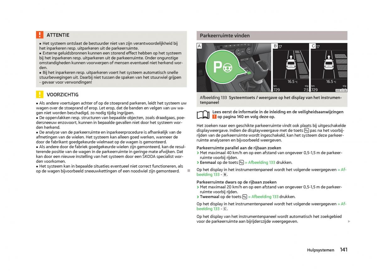 Skoda Octavia III 3 handleiding / page 143