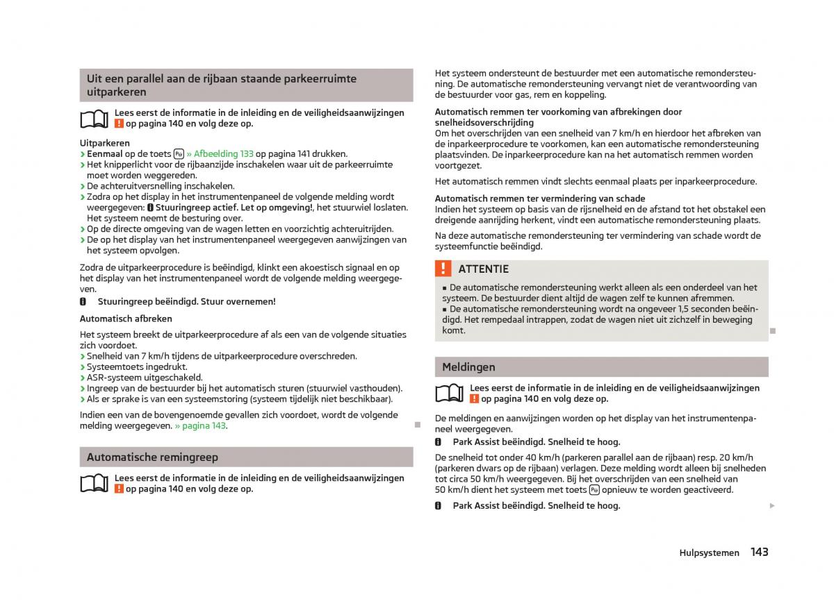 Skoda Octavia III 3 handleiding / page 145