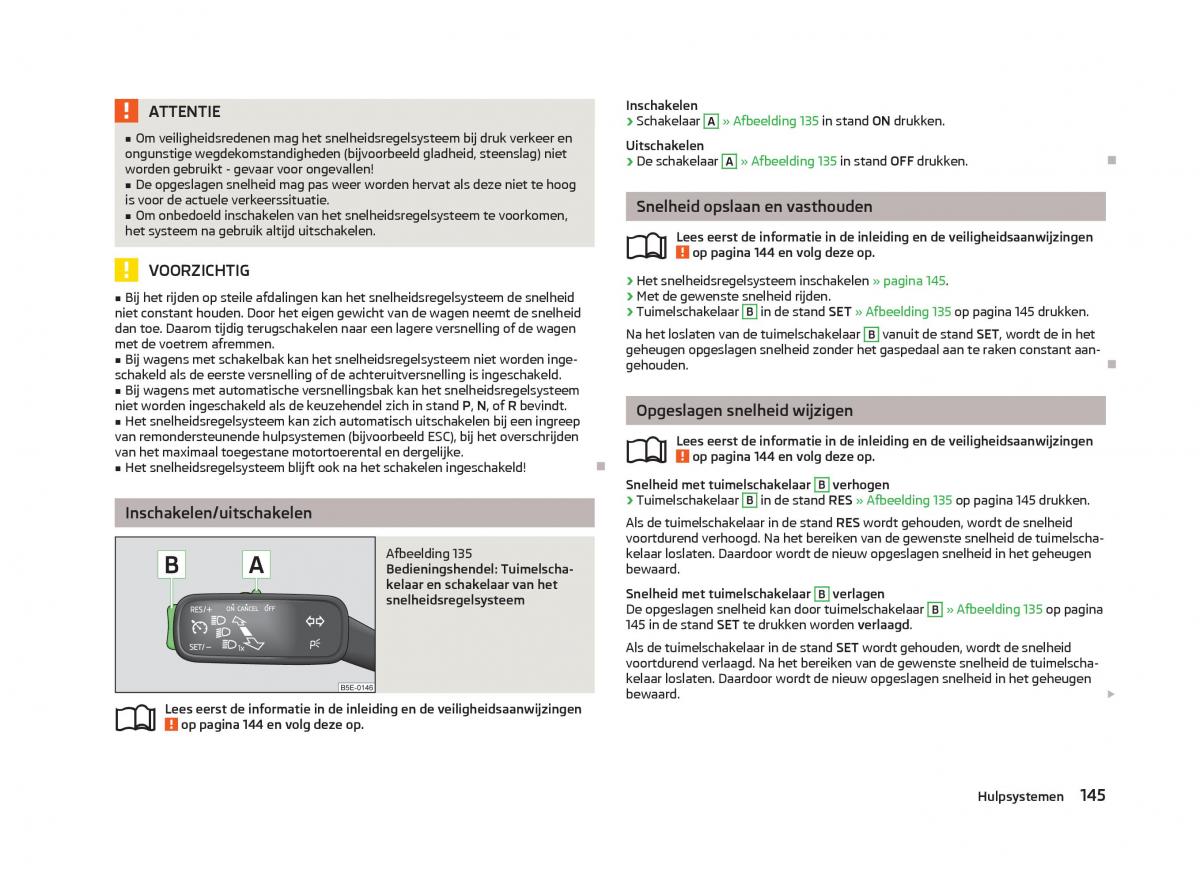 Skoda Octavia III 3 handleiding / page 147