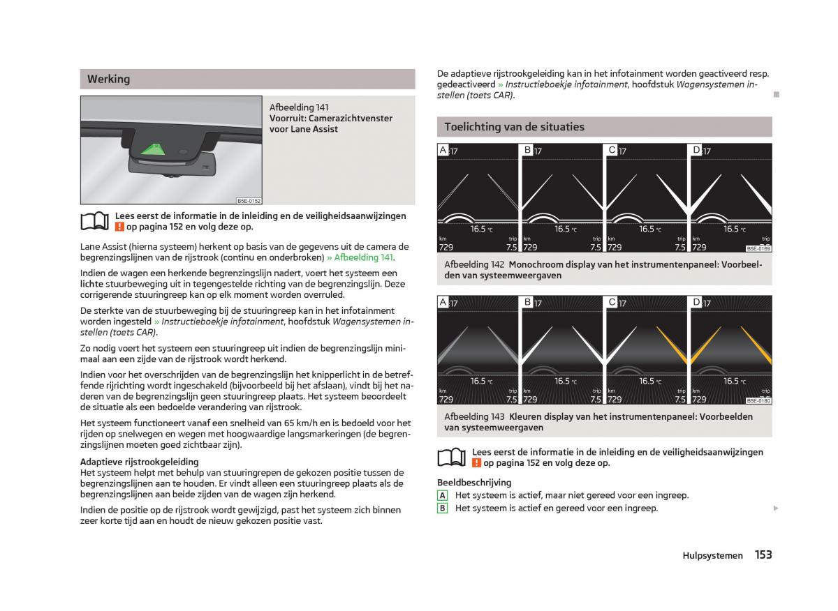 Skoda Octavia III 3 handleiding / page 155