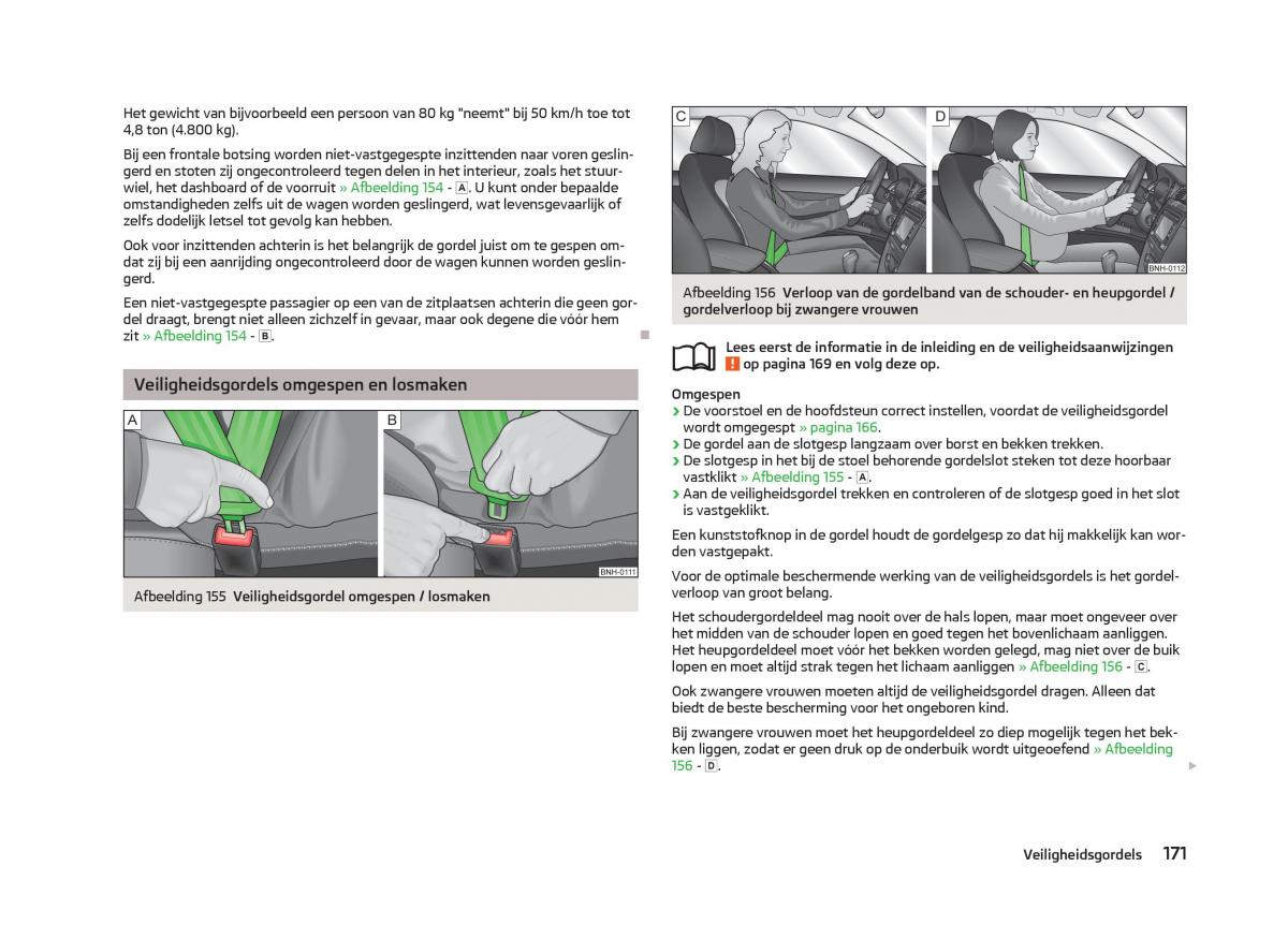 Skoda Octavia III 3 handleiding / page 173