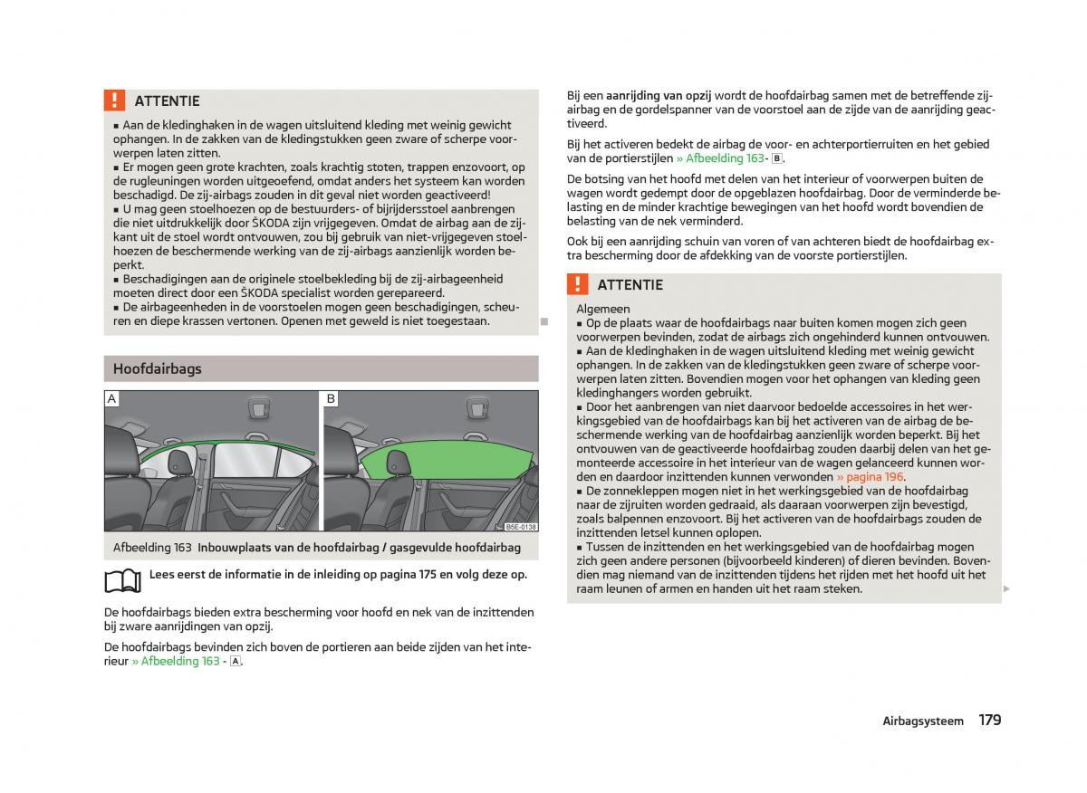 Skoda Octavia III 3 handleiding / page 181