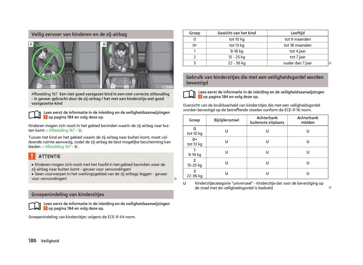 Skoda Octavia III 3 handleiding / page 188