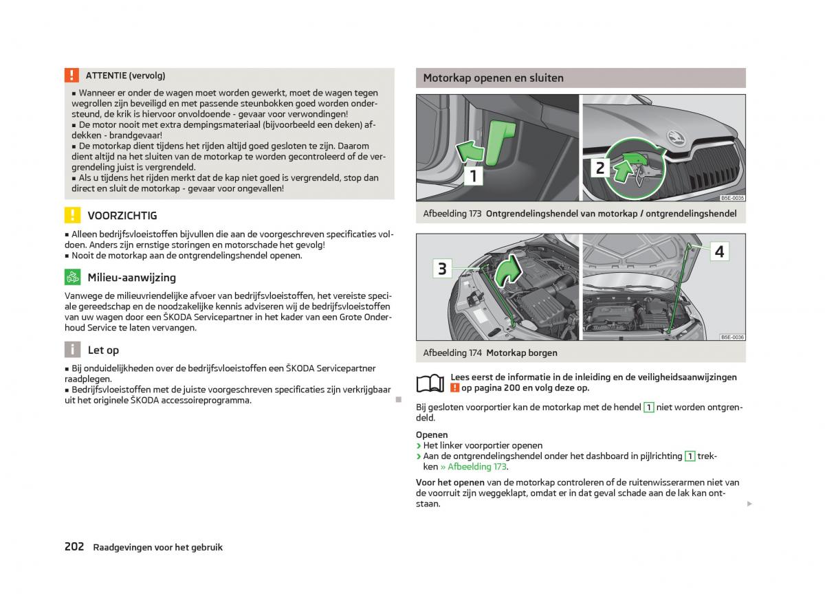 Skoda Octavia III 3 handleiding / page 204