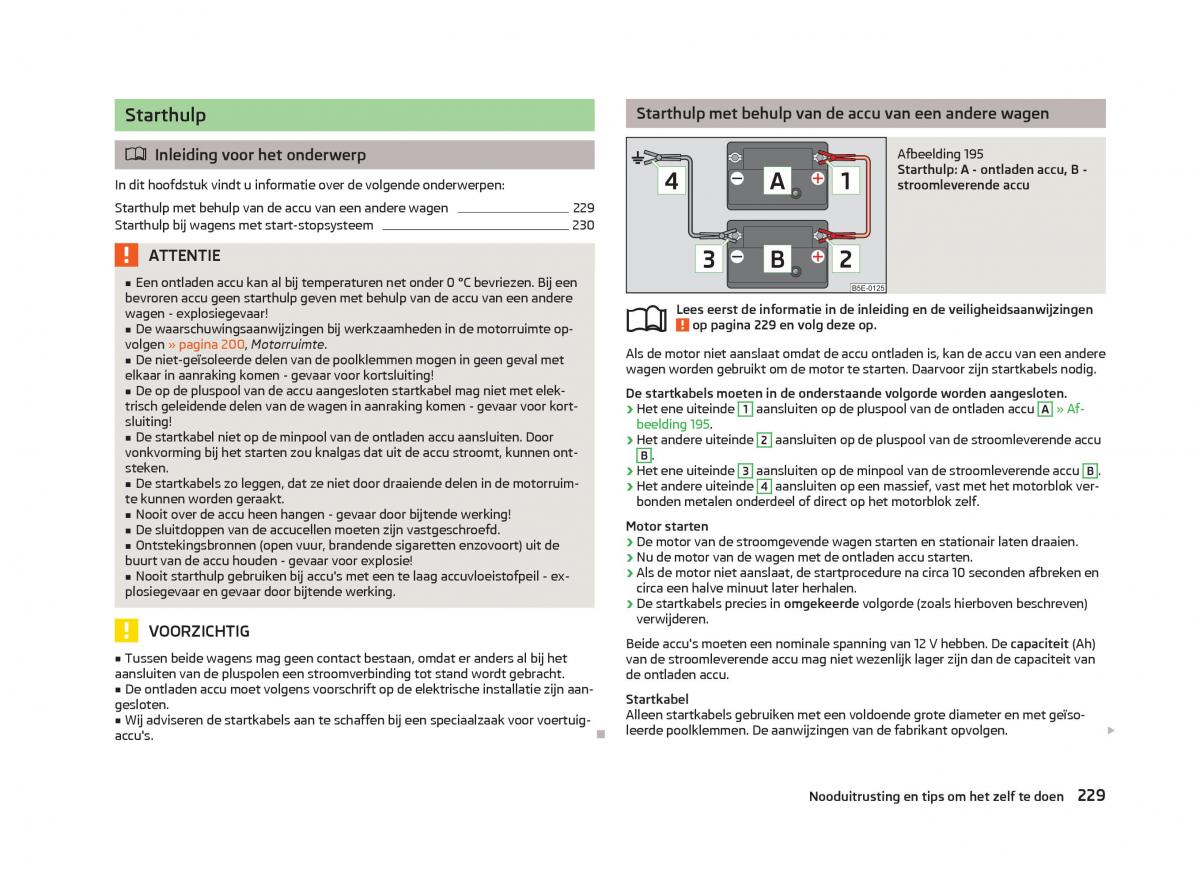 Skoda Octavia III 3 handleiding / page 231