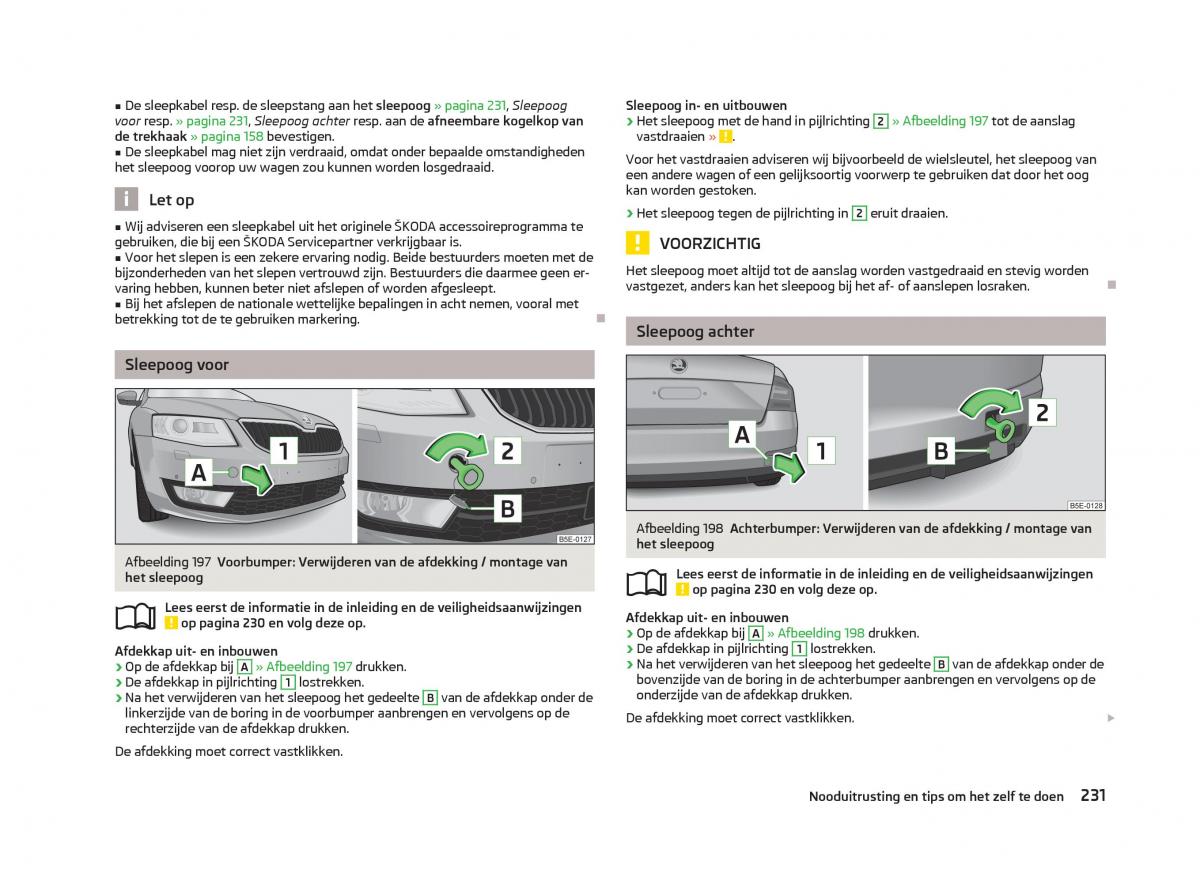 Skoda Octavia III 3 handleiding / page 233