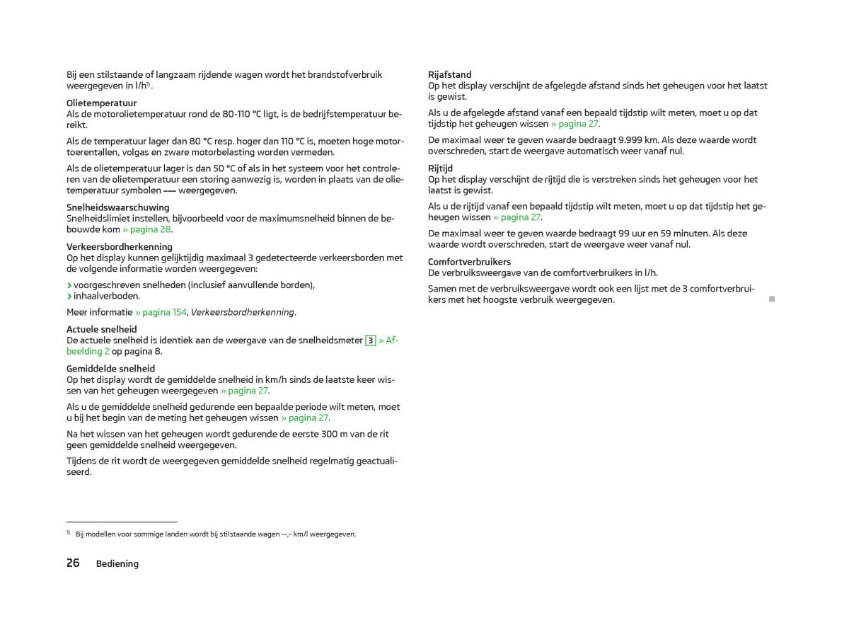 Skoda Octavia III 3 handleiding / page 28