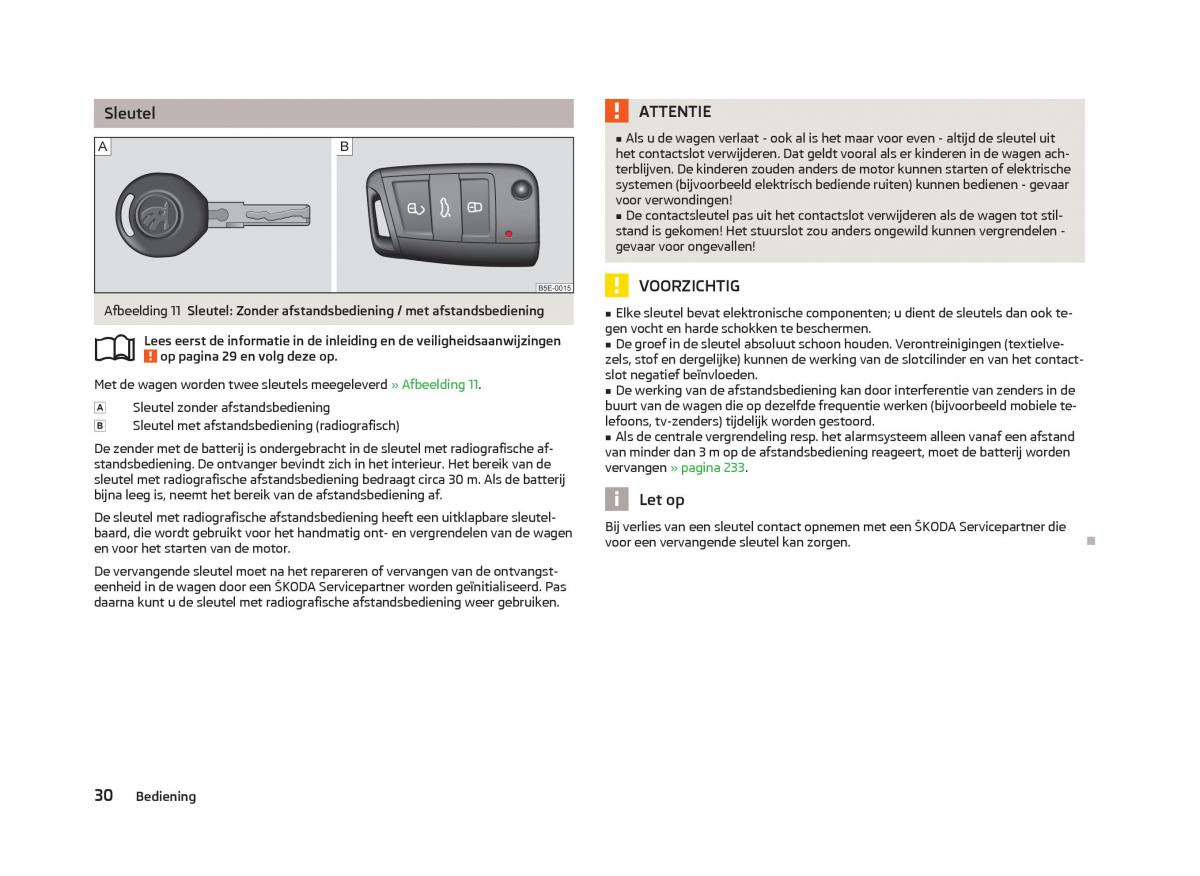 Skoda Octavia III 3 handleiding / page 32