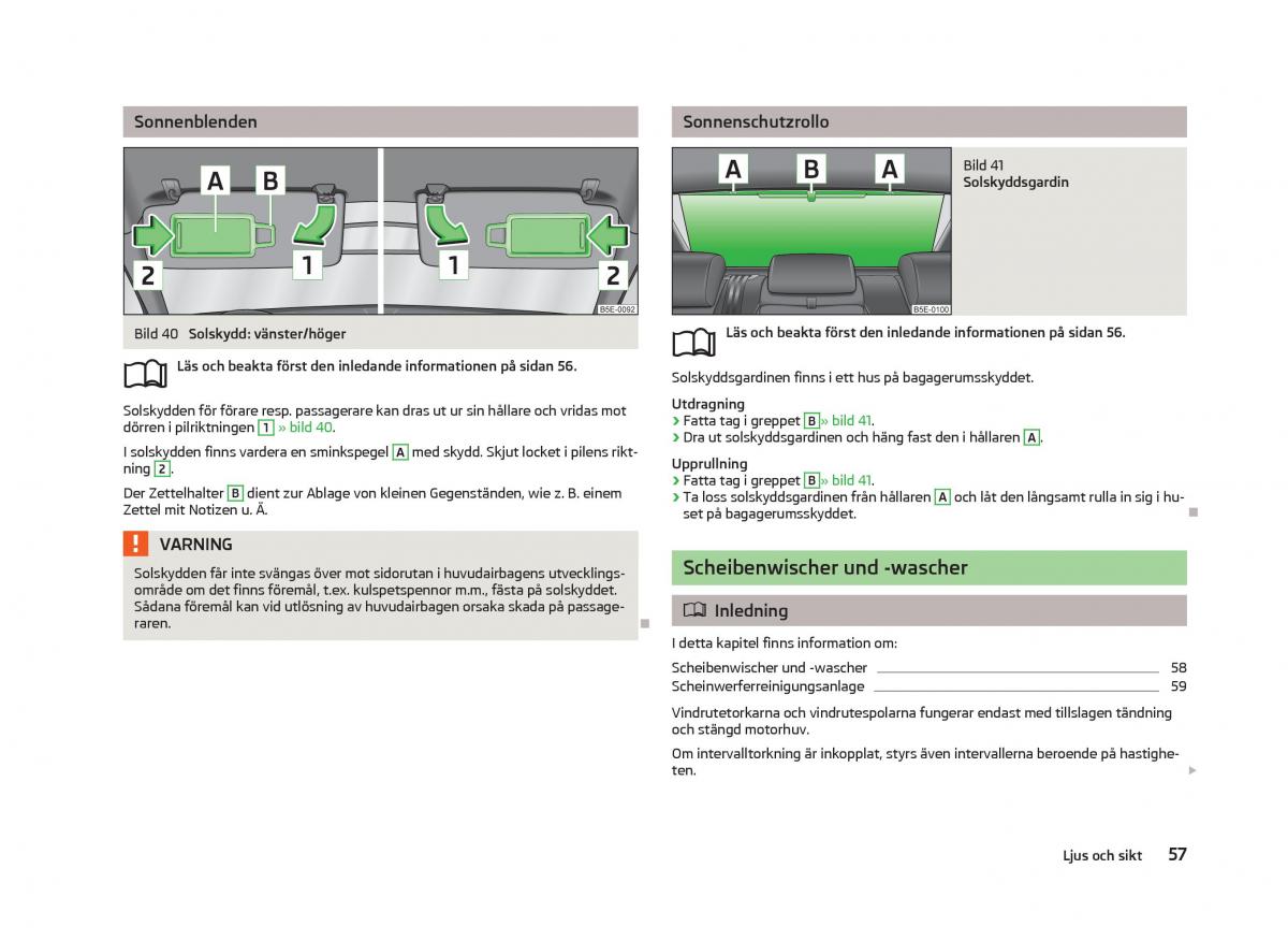 Skoda Octavia III 3 instruktionsbok / page 59