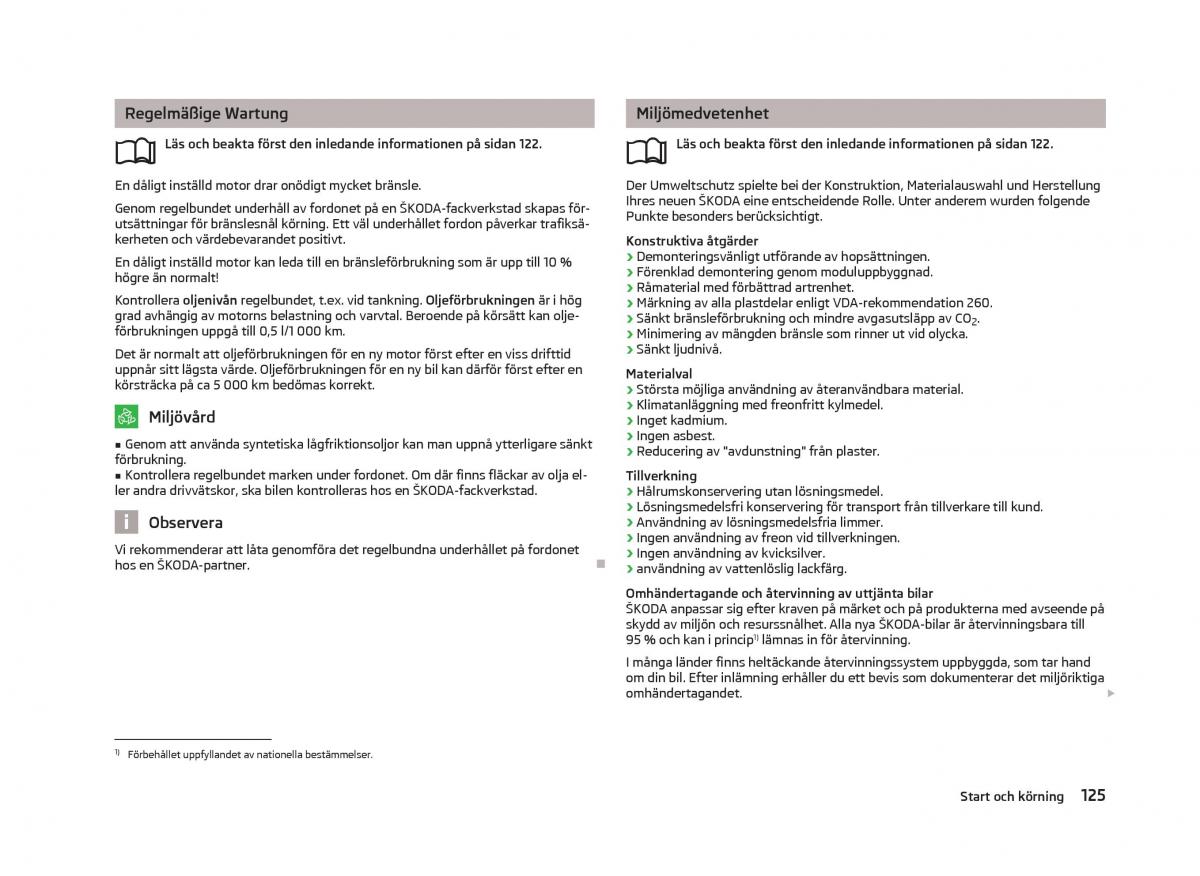 Skoda Octavia III 3 instruktionsbok / page 127