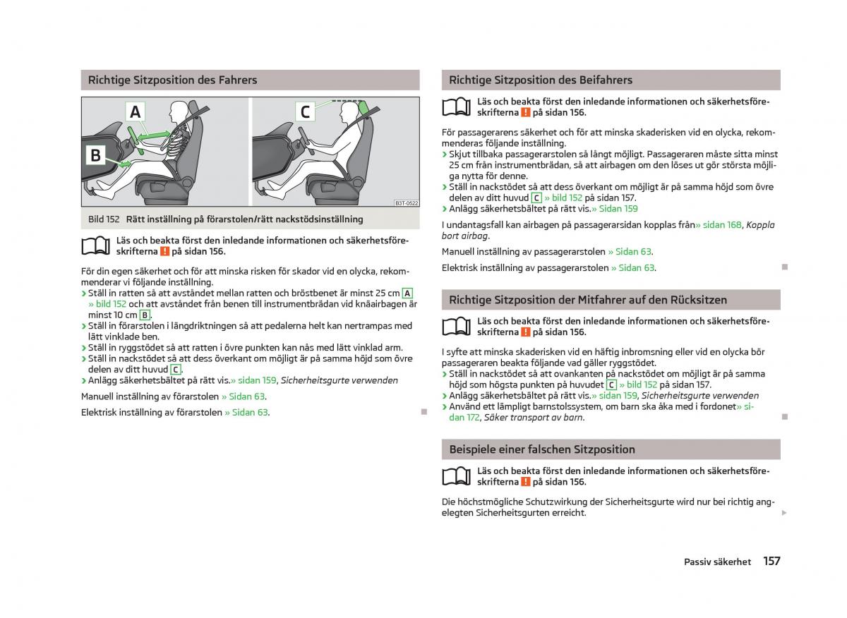 Skoda Octavia III 3 instruktionsbok / page 159