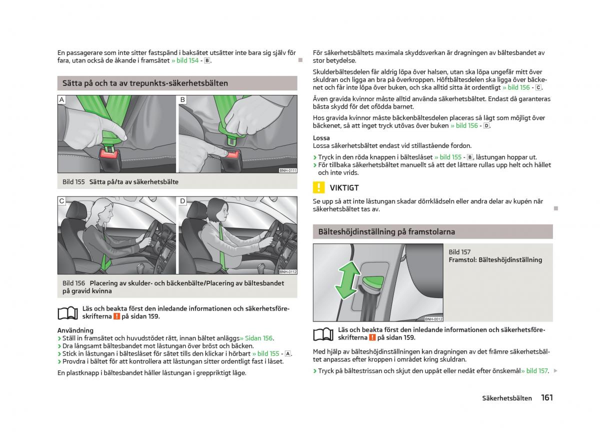 Skoda Octavia III 3 instruktionsbok / page 163