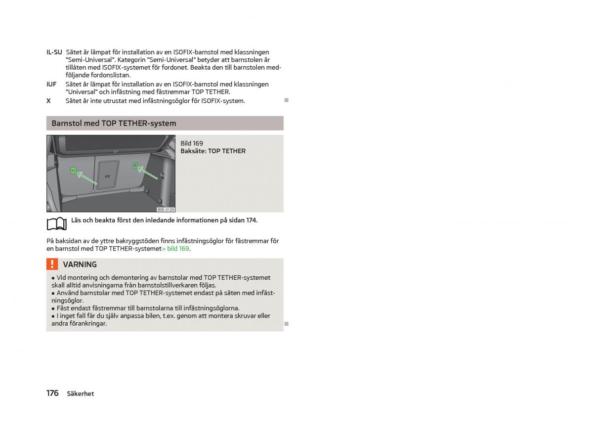 Skoda Octavia III 3 instruktionsbok / page 178