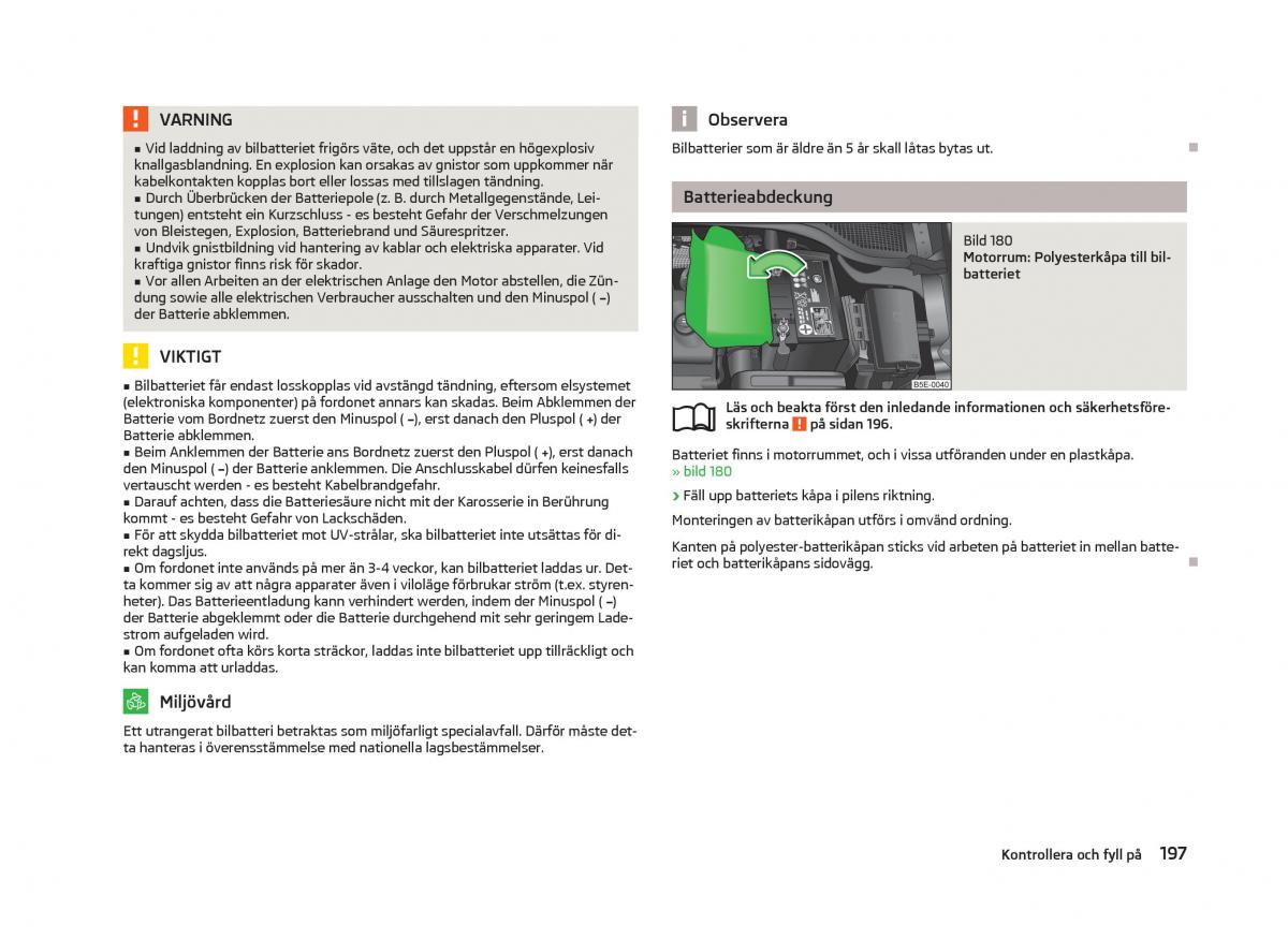 Skoda Octavia III 3 instruktionsbok / page 199