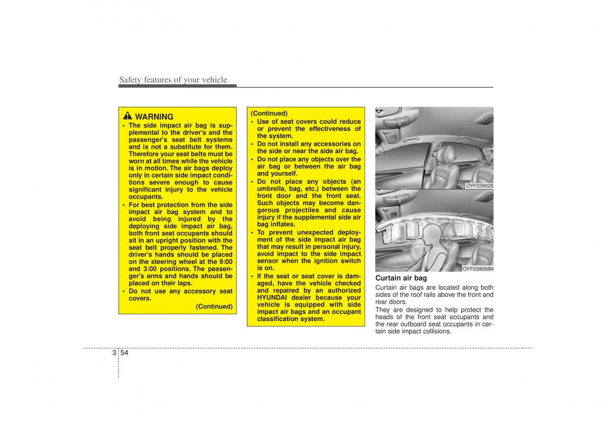 Hyundai Sonata VI 6 YF i45 owners manual / page 73