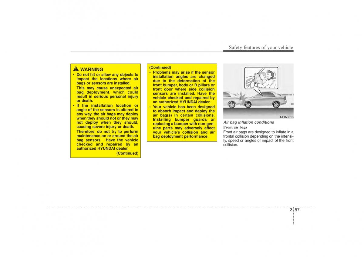 Hyundai Sonata VI 6 YF i45 owners manual / page 76