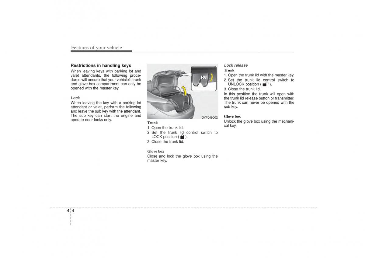 Hyundai Sonata VI 6 YF i45 owners manual / page 86