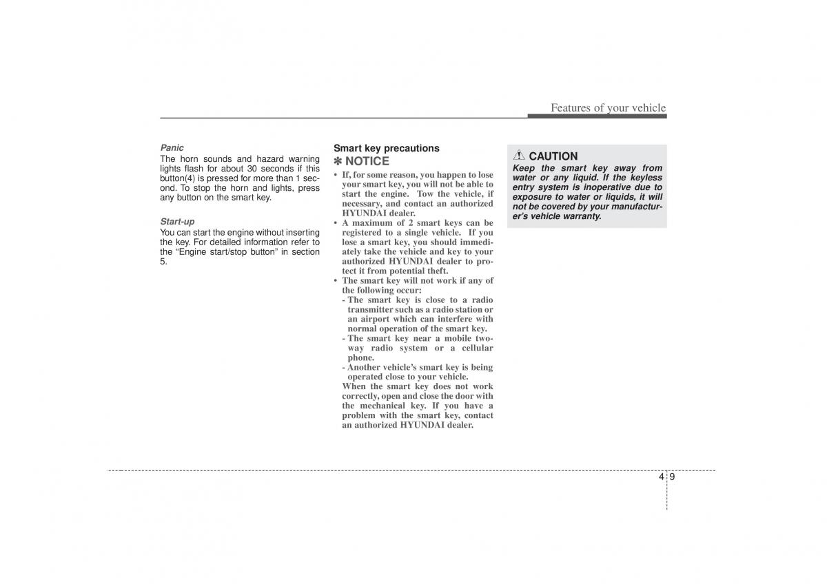 Hyundai Sonata VI 6 YF i45 owners manual / page 91