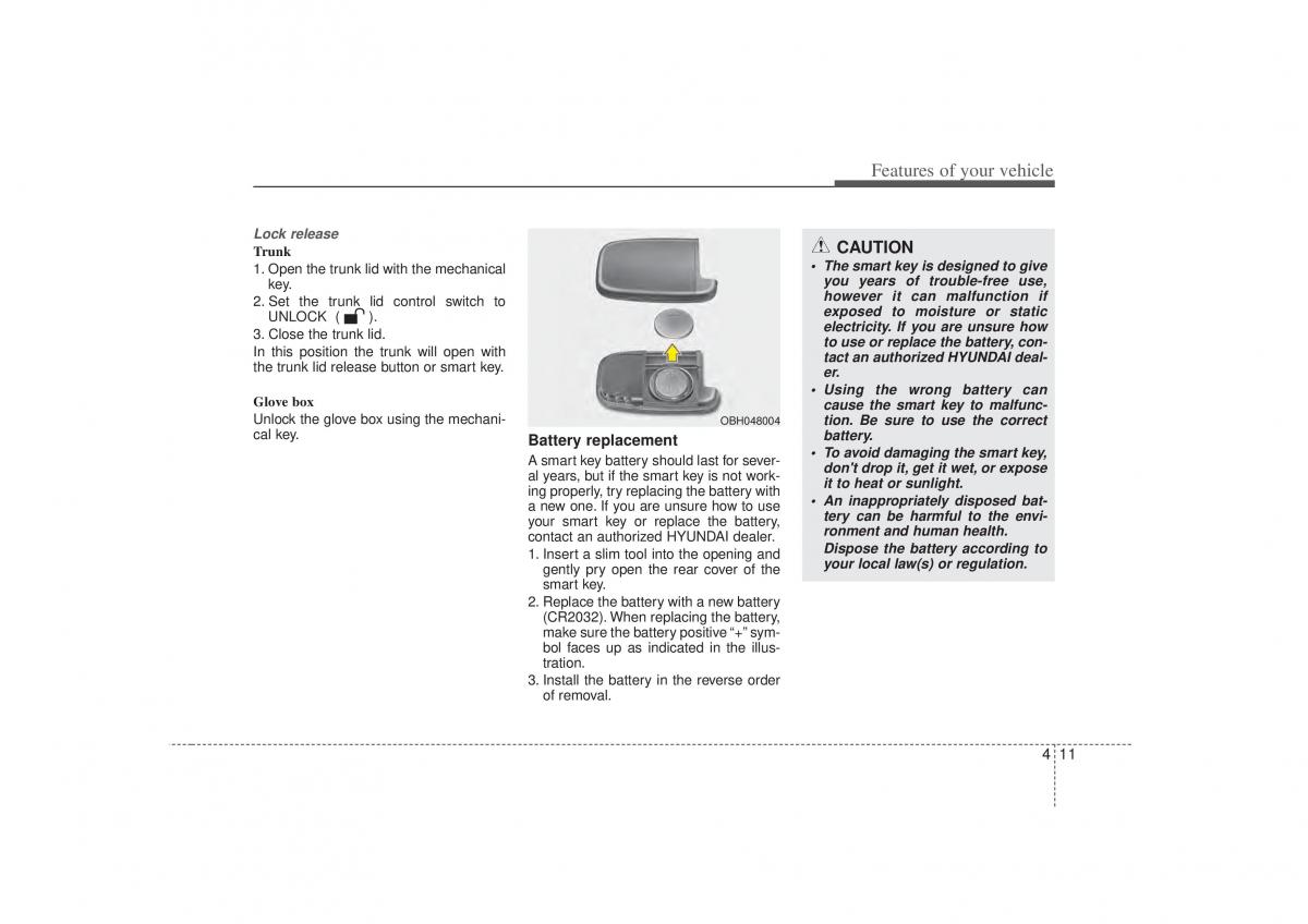 Hyundai Sonata VI 6 YF i45 owners manual / page 93