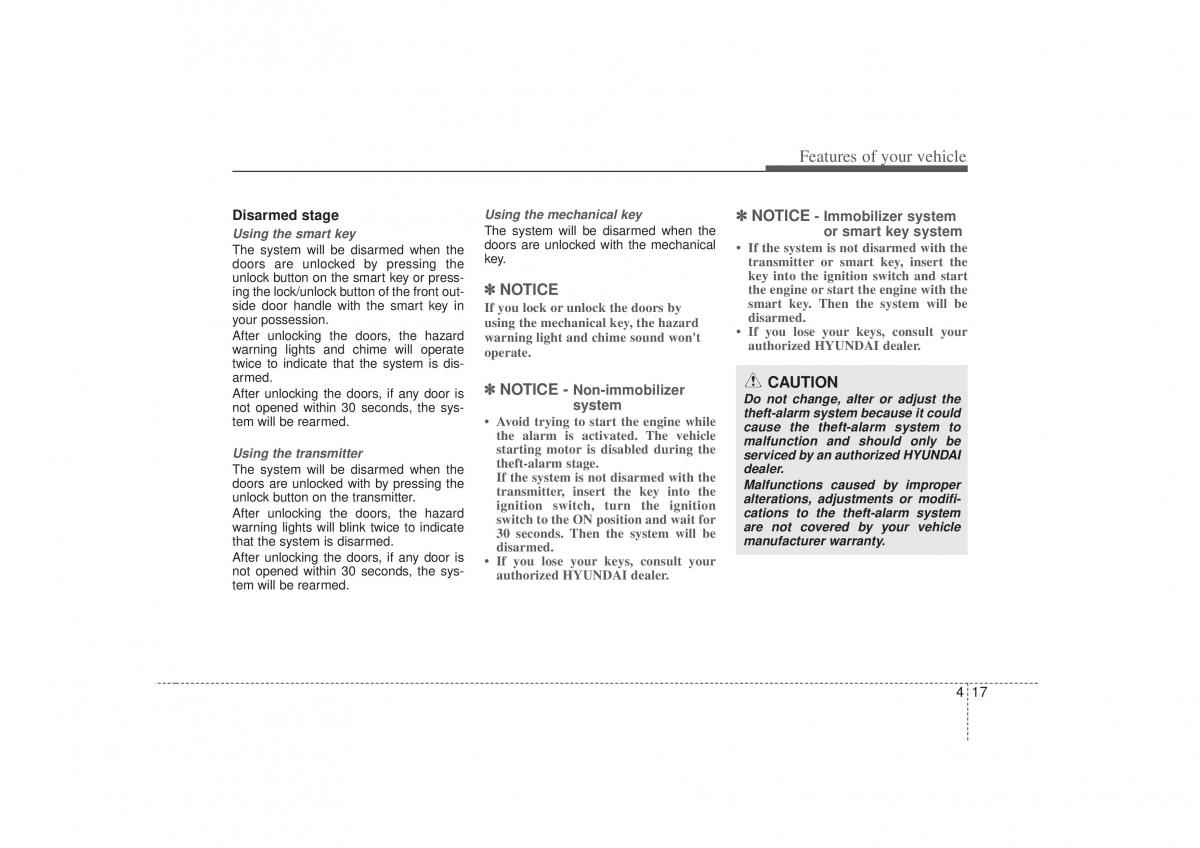 Hyundai Sonata VI 6 YF i45 owners manual / page 99