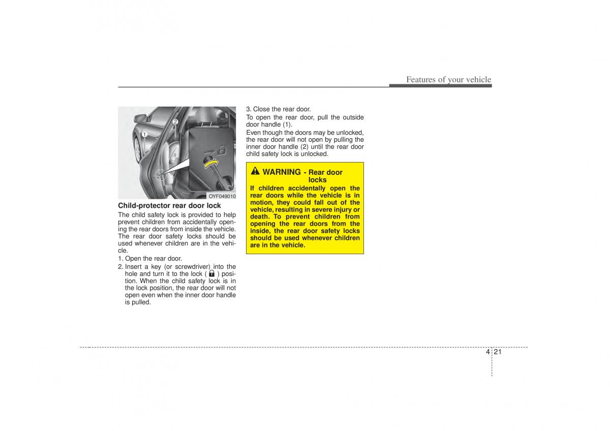 Hyundai Sonata VI 6 YF i45 owners manual / page 103