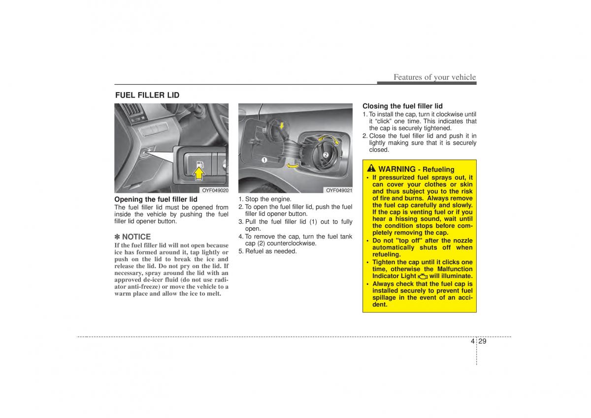 Hyundai Sonata VI 6 YF i45 owners manual / page 111