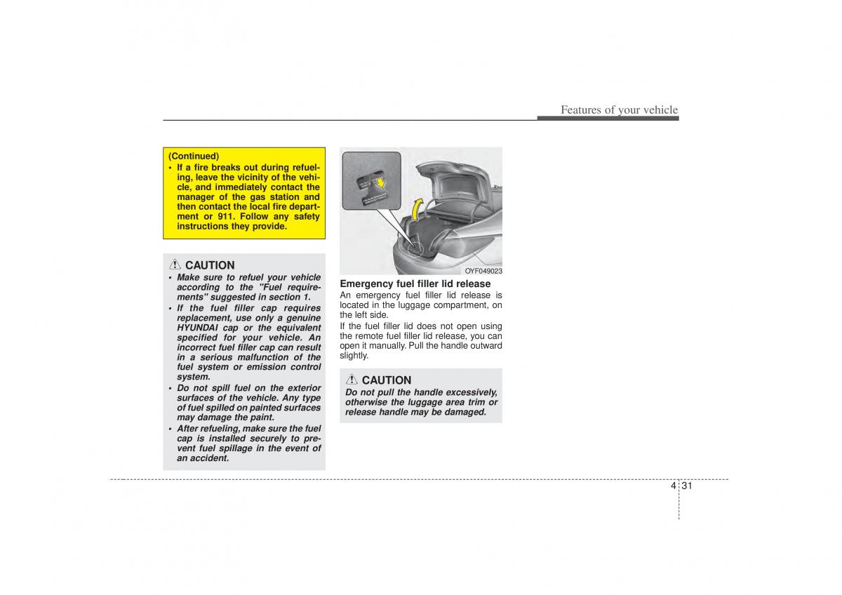 Hyundai Sonata VI 6 YF i45 owners manual / page 113