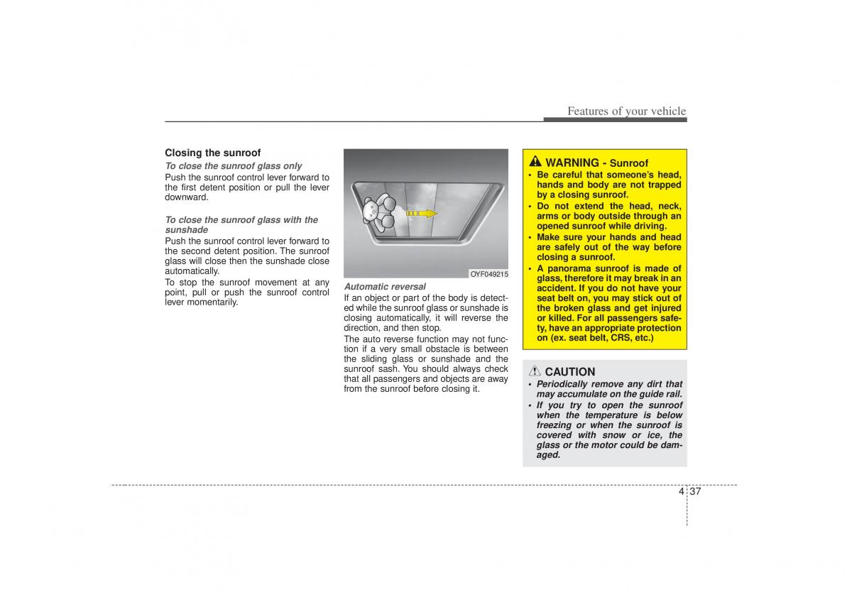 Hyundai Sonata VI 6 YF i45 owners manual / page 119