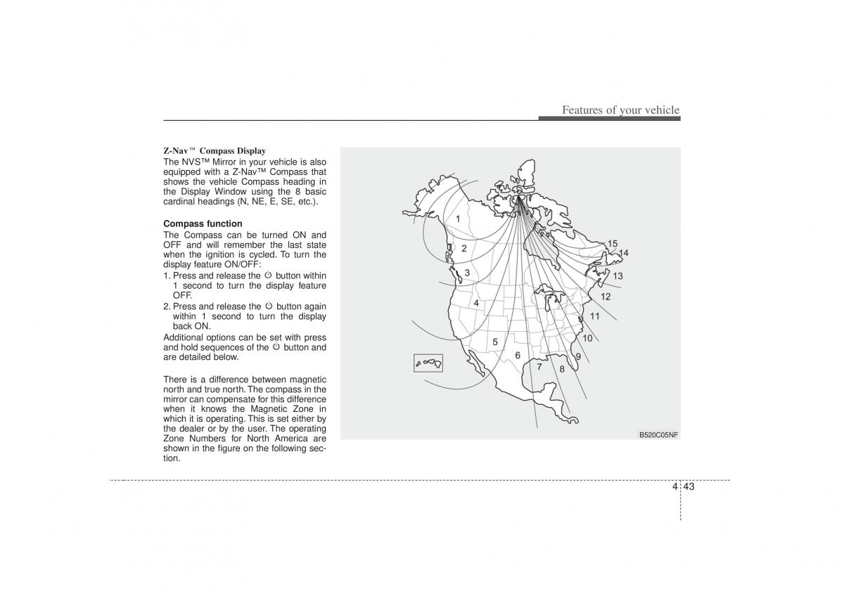 Hyundai Sonata VI 6 YF i45 owners manual / page 125