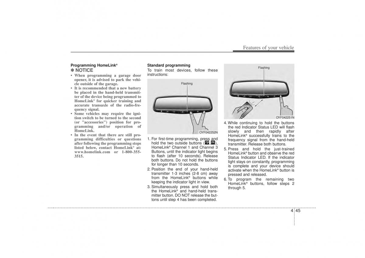 Hyundai Sonata VI 6 YF i45 owners manual / page 127