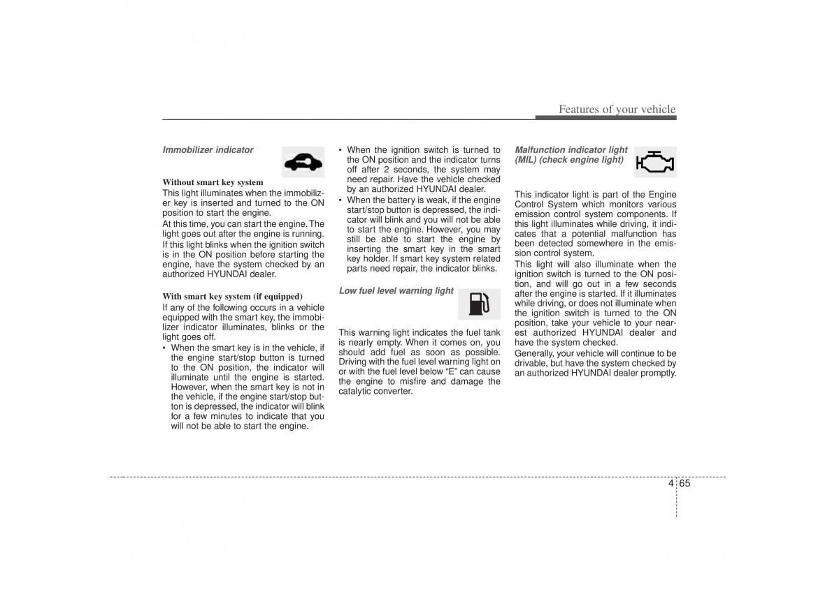 Hyundai Sonata VI 6 YF i45 owners manual / page 147