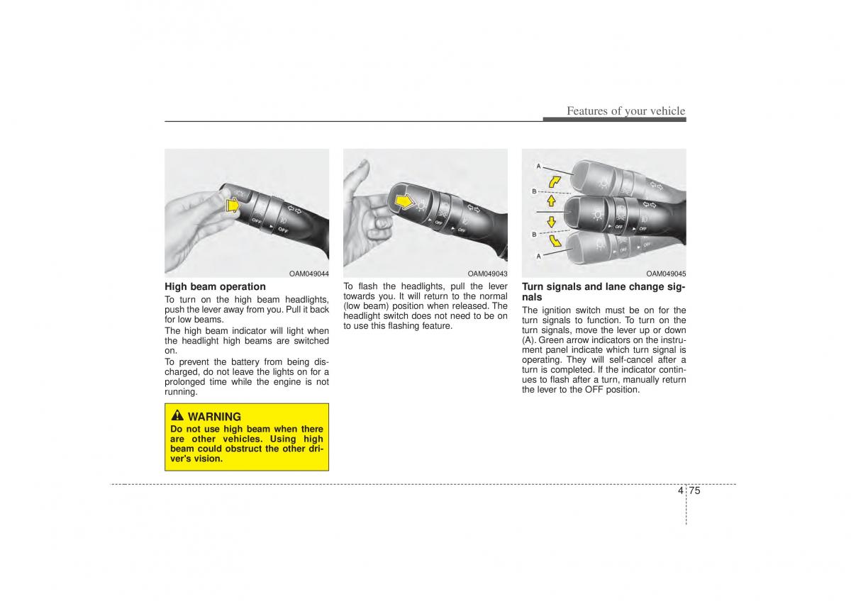 Hyundai Sonata VI 6 YF i45 owners manual / page 157