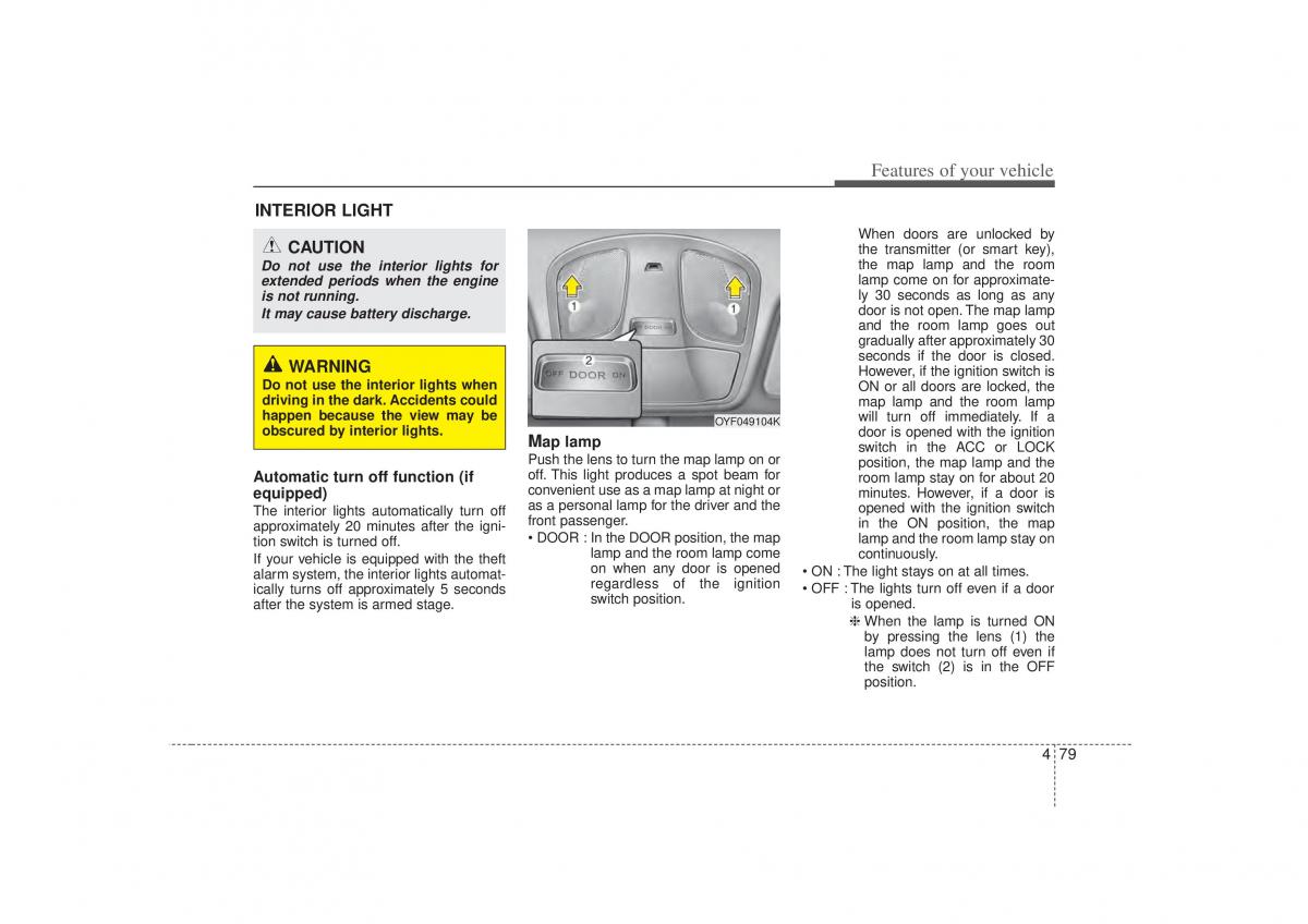 Hyundai Sonata VI 6 YF i45 owners manual / page 161