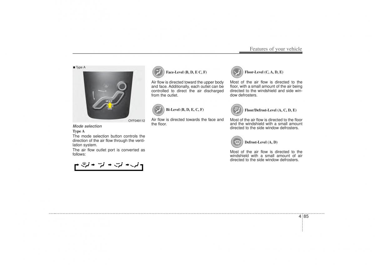 Hyundai Sonata VI 6 YF i45 owners manual / page 167